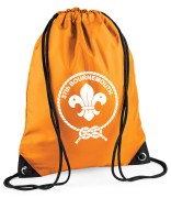 Orange PE Bag Mock Up Front